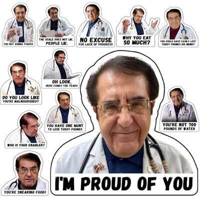 Hambli Dr. Now Magnets 12 Pack Official Dr. Nowzaradan Funny Fridge Magnets, 3 x 3 Inch Refrigerator Magnets with Iconic Quotes Diet Motivation Gift for Fans, Fridge, Car, Locker, Office Hambli Dr. Now Magnets 12 Pack Official Dr. Nowzaradan Funny Fridge Magnets, 3 x 3 Inch Refrigerator Magnets with Iconic Quotes Diet Motivation Gift for Fans, Fridge, Car, Locker, Office
