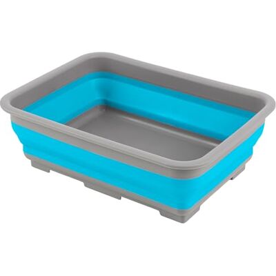 Wakeman Outdoors Collapsible Multiuse Wash Bin- Portable Wash Basin/Dish Wakeman Outdoors Collapsible Multiuse Wash Bin- Portable Wash Basin/Dish