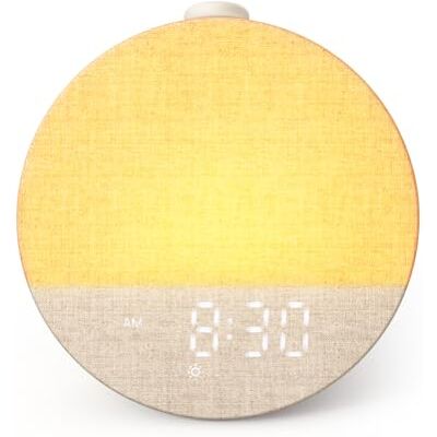 Dreamegg Sunrise 1 Pro Sunrise Alarm Clock, White Noise Machine with 29 Sounds, Wake Up Light Alarm Clock with 6 Tones, 10 Night Light Colours, Favourites Mode, for Adults’ Sleep Routine Dreamegg Sunrise 1 Pro Sunrise Alarm Clock, White Noise Machine with 29 Sounds, Wake Up Light Alarm Clock with 6 Tones, 10 Night Light Colours, Favourites Mode, for Adults’ Sleep Routine