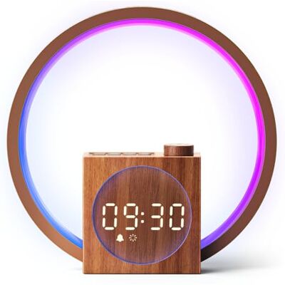 Dreamegg Sunrise Alarm Clock, 10-60 Min Gradual Wake-Up Light, White Noise Machine with 25 Soothing Sounds, 12 Colour Mode & 20-Level Dimming, Sleep Aid for Better Mornings in UK Dreamegg Sunrise Alarm Clock, 10-60 Min Gradual Wake-Up Light, White Noise Machine with 25 Soothing Sounds, 12 Colour Mode & 20-Level Dimming, Sleep Aid for Better Mornings in UK