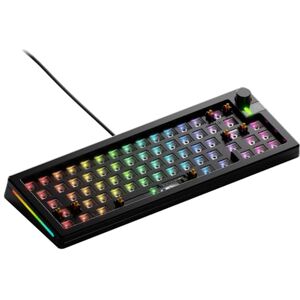 GLORIOUS Gaming GMMK 3 PRO Barebones Custom Keyboard Kit w/Knob, Custom Modular Aluminum Body & Gasket System, Hotswappable 65% Compact Keyboard, Sound Dampening Foam, Aluminum Switch Plate(Black) GLORIOUS Gaming GMMK 3 PRO Barebones Custom Keyboard Kit w/Knob, Custom Modular Aluminum Body & Gasket System, Hotswappable 65% Compact Keyboard, Sound Dampening Foam, Aluminum Switch Plate(Black)