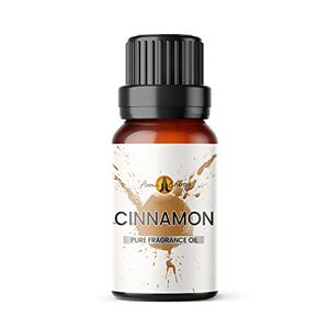 Cinnamon Fragrance Oil, 10ml - Use in Aromatherapy Diffuser, Home Made Making, Potpourri, Candle, Soap, Slime, Bath Bomb, Air Freshener