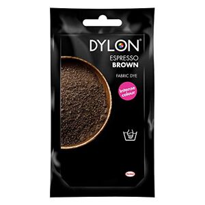 DYLON Hand Dye, Fabric Dye Sachet for Clothes, Soft Furnishings and Projects, 50 g - Espresso Brown