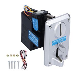 Atyhao Coin Selector, Coin Acceptor Supports 6 Different Currencies Multi Signal Output Coin Selector for Arcade Game Vending Machine