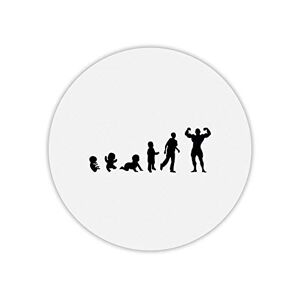 Mygoodprice Evolution Muscle Round Mouse Mat for Babies