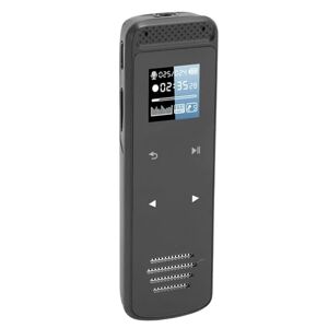 Jectse 8-128GB Optional Digital Voice Recorder with Playback, Professional DSP Noise Reduction MP3 Voice Activated Recorder for Lectures Meetings Interviews (16GB Memory)