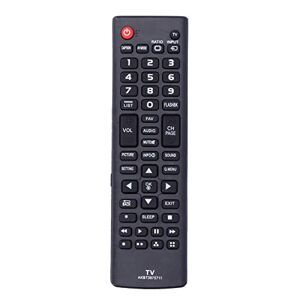 CCYLEZ TV Remote Control, AKB73975711 TV Remote Control Replacement, ABS+Silicone Button TV Remote Control Device, Television Remote Control for 32lb550b/32lb550buc/32lb5600 Black
