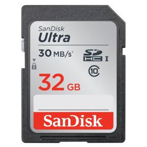 Sandisk Ultra SDHC UHS-I Class 10 Memory Card up to 30 MB/s read - 32 GB