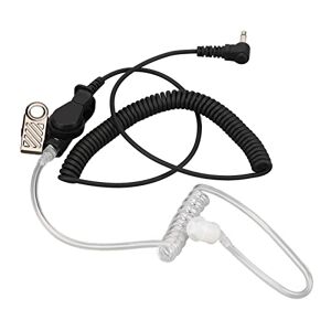 ciciglow Walkie Talkie Earpiece, Universal 3.5mm 2 Way Radio Headset for Walkie Talkie Hand Microphone Cell Phone MP3 MP4