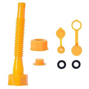ZIRYXQ 1 Set Gas Can Spout Nozzle Vent Replacement Plastic Yellow For Most Oil For Midwest Gas Cans For Scepter Cans For Blitz