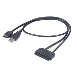 Akasa Flexstor eSATA USB SATA eSATA Black SATA Cable 0.4 M