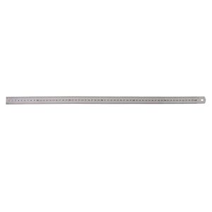 dongguan NUEEUDD Ruler, Stainless Steel Double Side Measuring Straight Edge Ruler 60cm Silver
