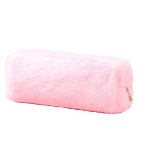 N-K Solid Color Soft Velvet Pen Pencil Bag Zipper School Stationery Storage Case Pink Portable and Useful Practical and easy to use pulabo