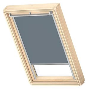 VELUX Original Roof Window Blackout Blind for SK06, Dark Petrol, with Grey Guide Rail