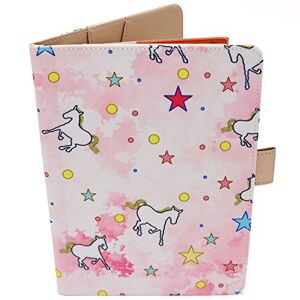 Obio Scan Baby Health Book Cover – Unicorn Design – A5 Size 15 x 20 cm – Flaps for Orders