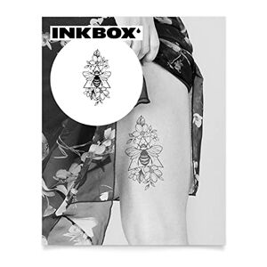 Inkbox Temporary Tattoos, Semi-Permanent Tattoo, One Premium Easy Long Lasting, Waterproof Temp Tattoo with For Now Ink - Lasts 1-2 Weeks, Buds and Honey, 6 x 3 in