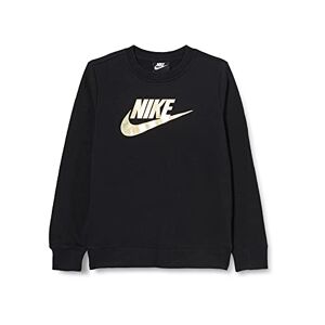 Nike Girls' Shine French Terry Sweatshirt, Black, XL