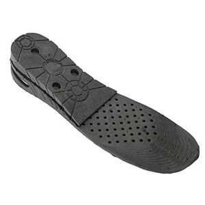 Insoles, High Heel PU Insoles, 4-Layer Height Adjustable Insoles, Black for Men Women (2 Layers)