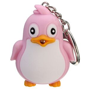 SpirWoRchlan Cute Animal Penguin LED Light with Sound Key Chain Key Ring Torch Xmas Gift Husband Girlfriend Boyfriend Present Valentine's Day/Mother's Day/Father's Day/Thanksgiving Day/Birthday Gifts