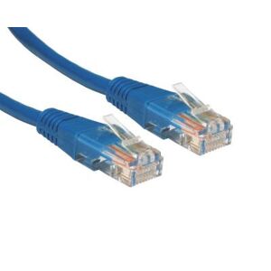 Cables 4 ALL 0.2M / 20cm Short Ethernet Cable / CAT5E Network Lead/Blue/BY CABLES 4 ALL