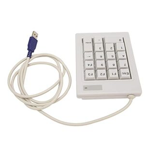 Fuwe Mechanical Numpad, 18 Keys USB Numpad Lightweight Durable Premium ABS for Accountant