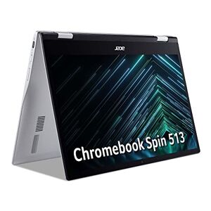 Acer Chromebook Spin 513 CP513-1H - (Qualcomm SC7180, 4GB, 64GB eMMC, 13.3 inch Full HD Touchscreen Display, Google Chrome OS, Silver)