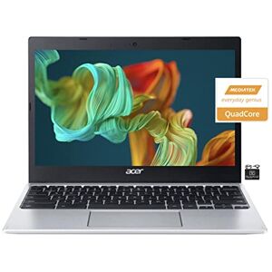 Acer 2022 Flagship 311 Chromebook 11.6'' HD Display Laptop Student Business, MediaTek MT8183C 8-Core Processor, 4GB RAM, 32GB eMMC, Wi-Fi 5, Webcam, Upto 15 Hours Battery, Chrome OS, Silver