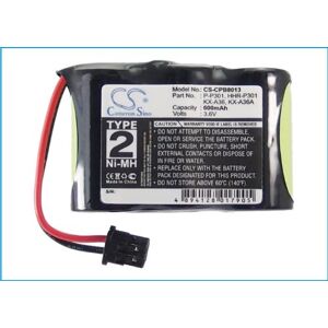 Cordless Replacement battery for Panasonic 3807, KX-A36A, KX-T3610, KX-T3620, KX-T3640, KX-T3705, KX-T3710, KX-T3712, KX-T3720, KX-T3725, KX-T3730, KX-T3800, KX-T3805, KX-T3807, KX-T3822, KX-T3824, KX-T3842, KX-T3848, KX-T3850, KX-T3855, KX-T3860,...