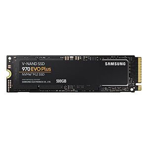 SAMSUNG 970 EVO Plus 500 GB PCIe NVMe M.2 (2280) Internal Solid State Drive (SSD) (MZ-V7S500), Black