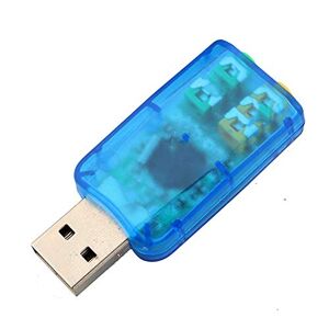 OKAT USB Sound Card, Card Portable Virtual USB 2.0 3D 5.1 Channel for Speaker