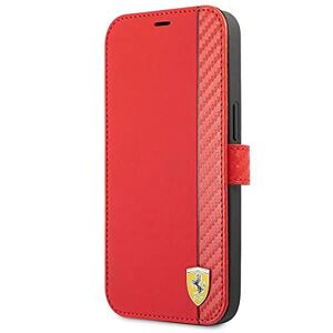 Acer Ferrari FESAXFLBKP13SRE Case for iPhone 13 Mini 5.4 Inches Red Book On Track Carbon Stripe