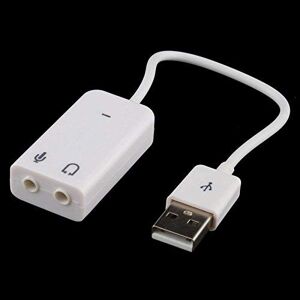 Un-brand USB 2.0 Virtual 7.1 Channel Audio 3D Sound Card Adapter with Cable Cost-effective