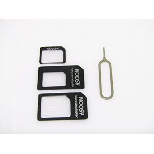 Noosy Adapters 4En1 Nano Micro SIM Microsim Iphone 5 4 4S 6 °C Mobile Adapter Black