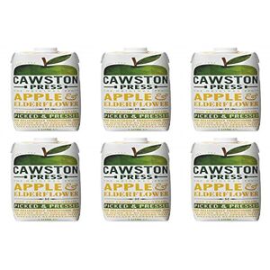 Apple (6 PACK) - Cawston Press - Apple & Elderflower Juice   1000ml   6 PACK BUNDLE