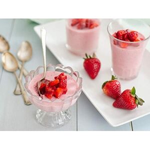 Balsara's 55g Balsara’s Instant Just Add Milk No Bake STRAWBERRY Fluffy & Bubbly Mousse Ready In 5 Minutes 100% Vegetarian Made With Real Fruit And Fresh Milk Easy Desserts NO Artificial Flavours And Colours Kids Children