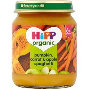 Apple Hipp Organic Pumpkin, Carrot & Apple Spaghetti 6mth+ (125g) - Pack of 6