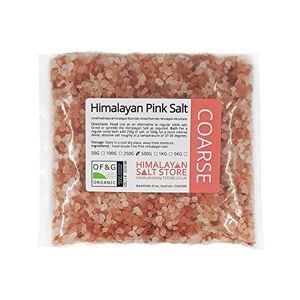 Himalayan Salt Store 250G   Pink Himalayan Rock Salt   Food Grade - COARSE   Certified for Organic Use   Pure Natural Unrefined Rose Food Salt for Table or Bath