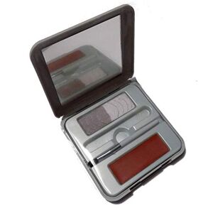 Outdoor Girl Luxury Handbag Kit Eye Lipstick Palette 02 Brunette Purple Pink Shadow Red Brown
