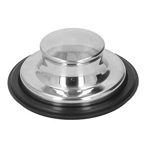 Mothinessto Garbage Disposal Plug Easy Installation Stainless Steel Rustproof 86mm OD Kitchen Sink Plug Rubber Seal Ring Replacement