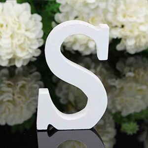 Chunyang 26 Large Wooden Letters Alphabet White Wooden Letter Large Wall Hanging Wedding Party Home Shop Decoration