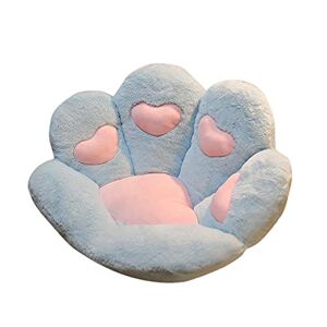 dasg TriLance Soft Fluffy Chair Seat Cushion Bear Paw/Flower Shape, Cozy Seat Cushion Pillow, Reversible Lovely Couch Armchair Seat Pad Cushion Cute Warm Cozy Sofa Seat Back Hip Support Pillow (E)