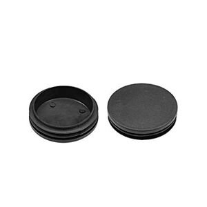 sourcing map Plastic Plug End Caps 70mm Round Furniture Table Chair Legs 4Pcs