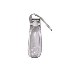 BEALIFE Pet Water Bottle Foldable Dispenser Accessories Leakproof Drinking Kettle, Gray