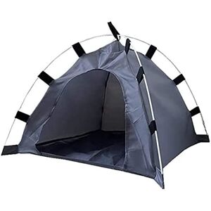 U-K Home Pet Tent Outdoor and Resistant Cat and Dog Tent Portable pet House with Automatic Speed Opening Gray Nice and Clever