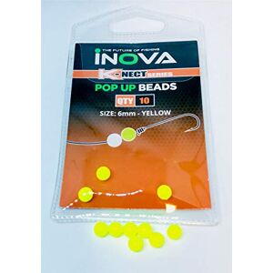 Inova Pop Up Floating Beads Yellow 6mm / Leeda