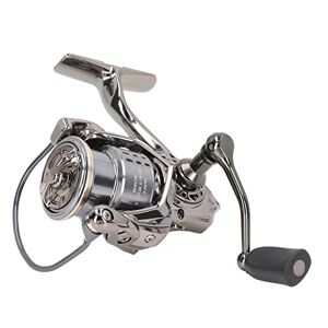 Gedourain Sea Fishing Reel, Stainless Steel Bearing Increased Chamfer Lightweight Far Casting Fishing Reel 5.2:1 for Freshwater(1000S)