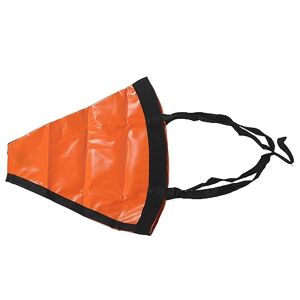 Cosiki Sea Anchor Drogue, Orange Drift Sock, Lightweight, Tear Resistant, Windproof for Marine Boats (18 Inch Fits 12‑14ft Boats)