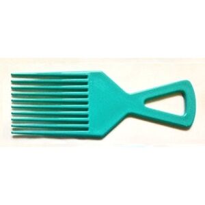 Afro Comb De-tangle Hair Brush Colours Red Orange Blue Yellow, Turquoise