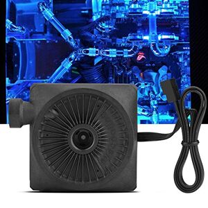 Ruiqas 25dB CPU Water Cooling Pump with Back Adhesive for Computer Water Cooling System 500L/h G1/4 Thread Fluid Mechanics Wheel Sink