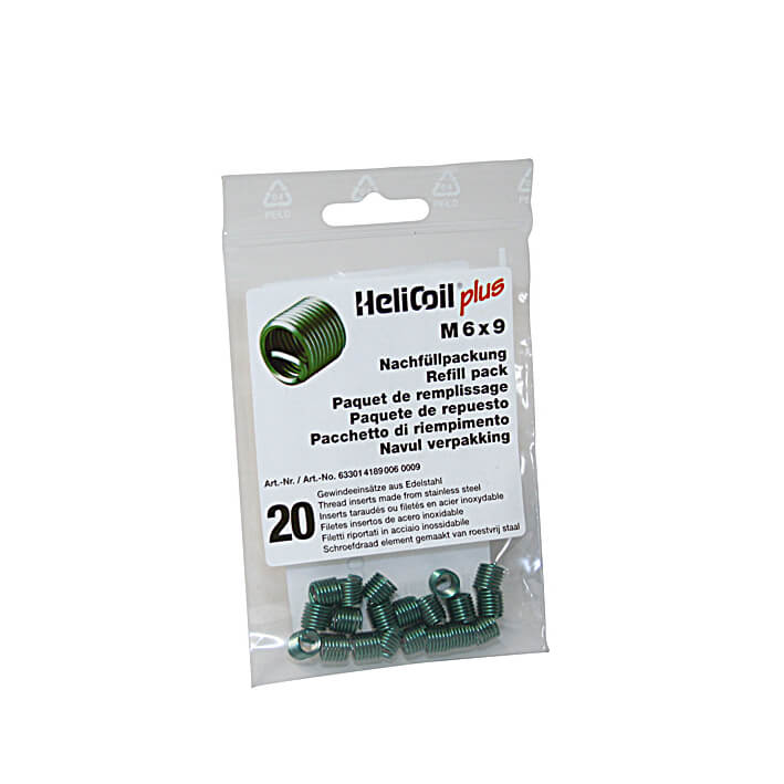 Helicoil Refill Pack Plus Thread Inserts M 6